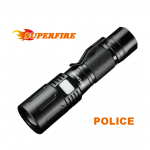 Superfire X60-T Police Military ισχυρός επαναφορτιζόμενος φακός χειρός